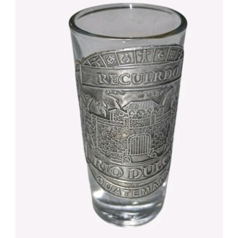 Silver Rio Dulce, Guatemala Crisa Souvenir Shot Glass